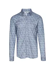 DESOTO | Chemise en jersey coupe slim | Bleu foncé
