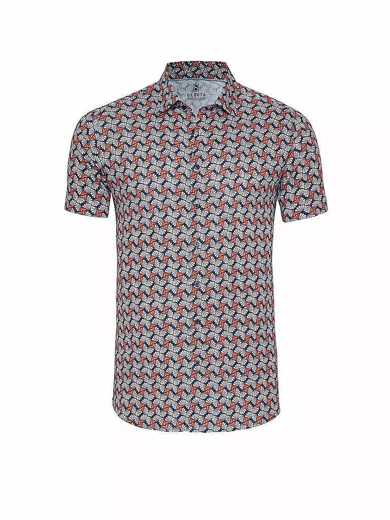 DESOTO | Chemise en jersey coupe slim | orange