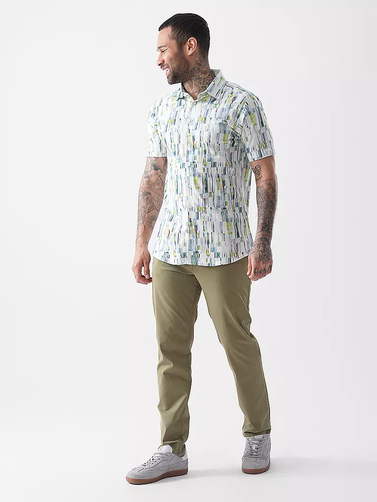 DESOTO | Chemise en jersey coupe slim | dunkelblau