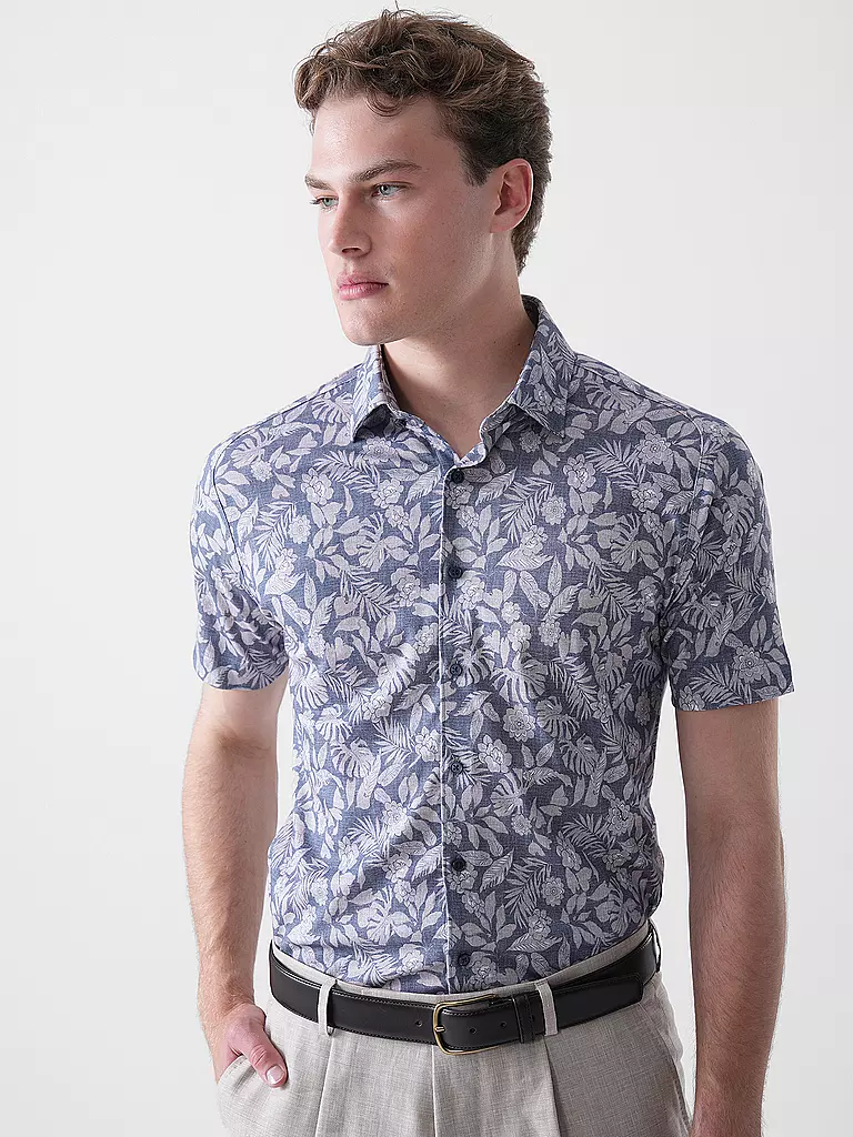 DESOTO | Chemise en jersey coupe slim | grau