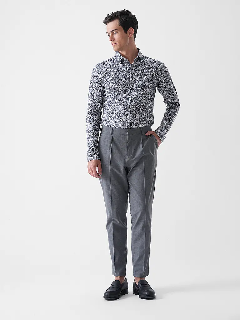 DESOTO | Chemise en jersey coupe slim | Noir