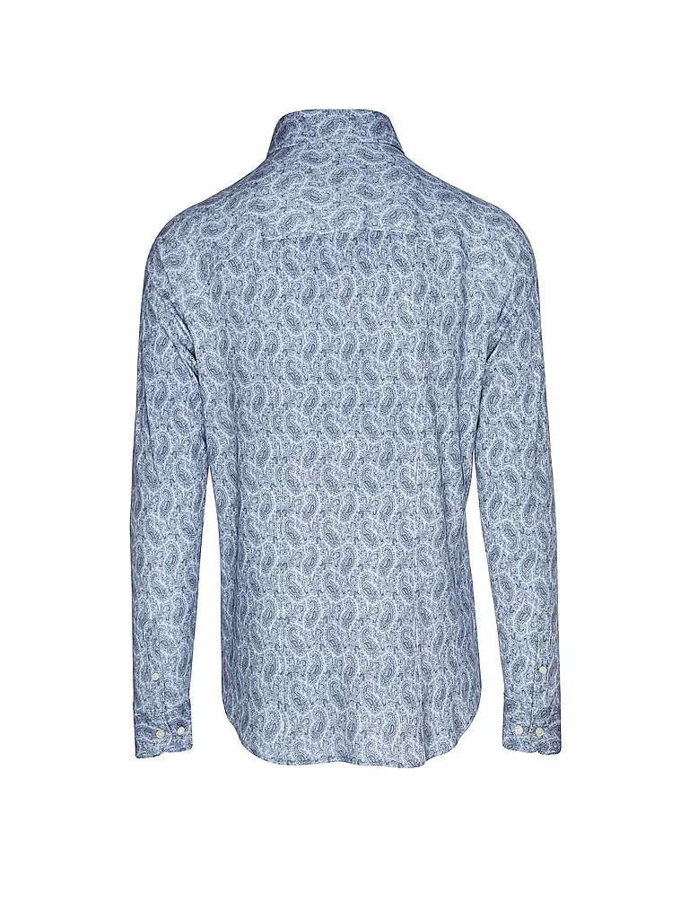 DESOTO | Chemise en jersey coupe slim | Bleu foncé
