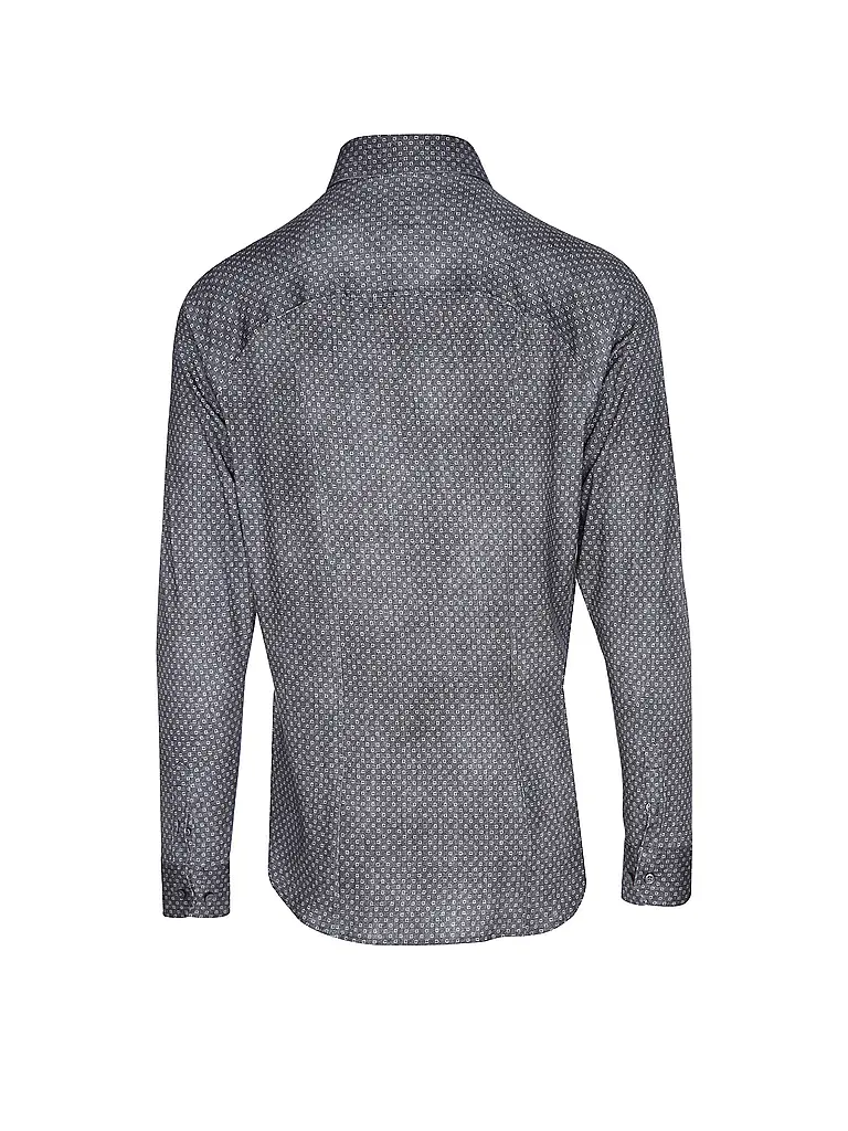 DESOTO | Chemise en jersey coupe slim | Bleu foncé