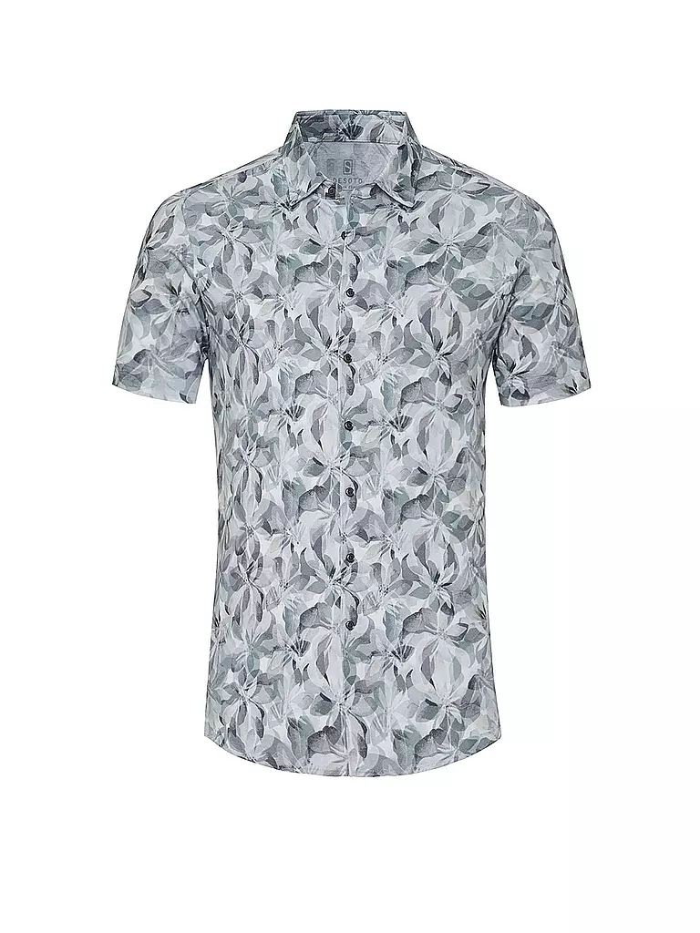 DESOTO | Chemise en jersey slim fit | grau