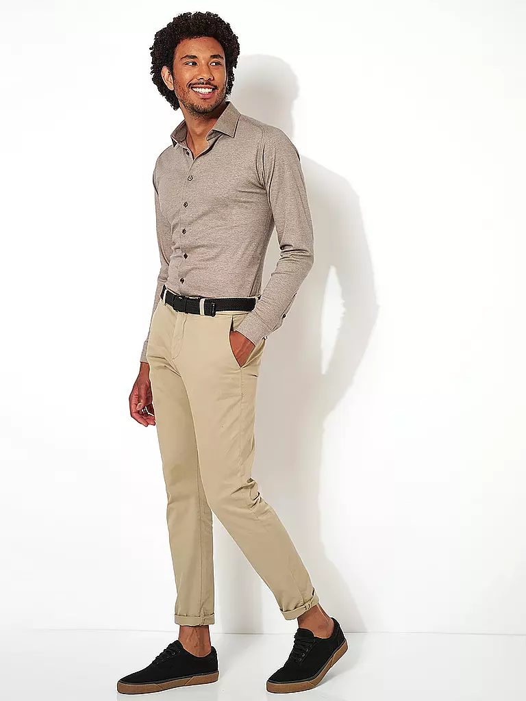 DESOTO | Chemise en jersey | beige