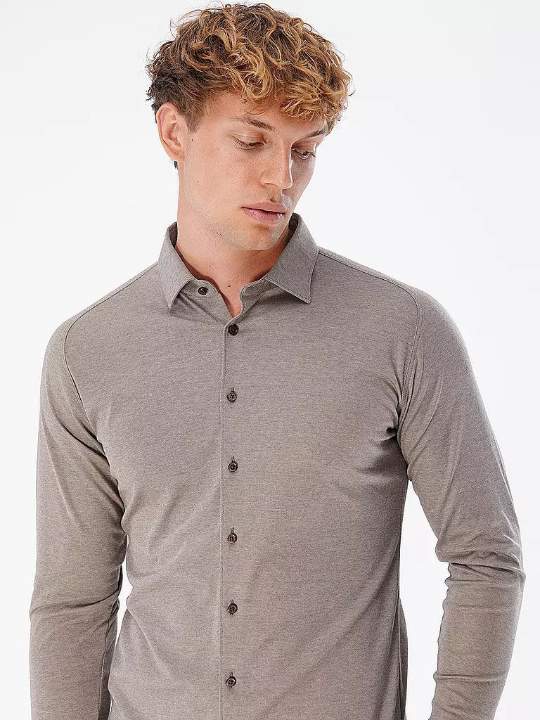 DESOTO | Chemise en jersey | beige