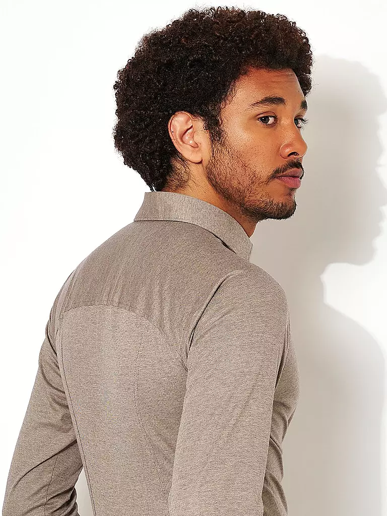 DESOTO | Chemise en jersey | beige