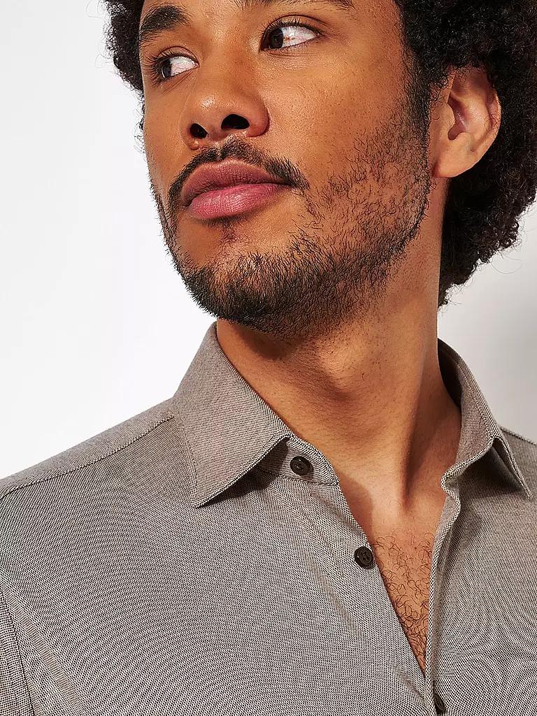 DESOTO | Chemise en jersey | beige