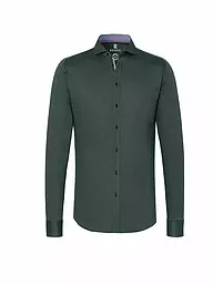DESOTO | Jerseyhemd Slim Fit | Vert foncé