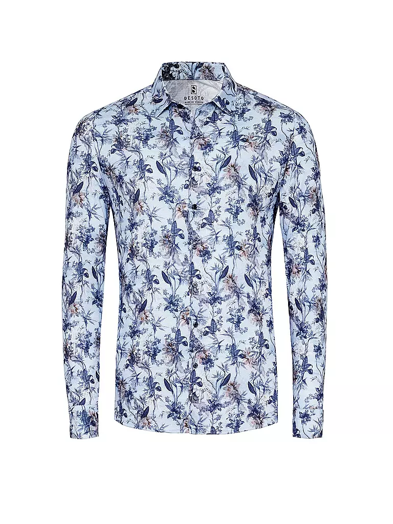 DESOTO | Jerseyhemd Slim Fit | Bleu clair