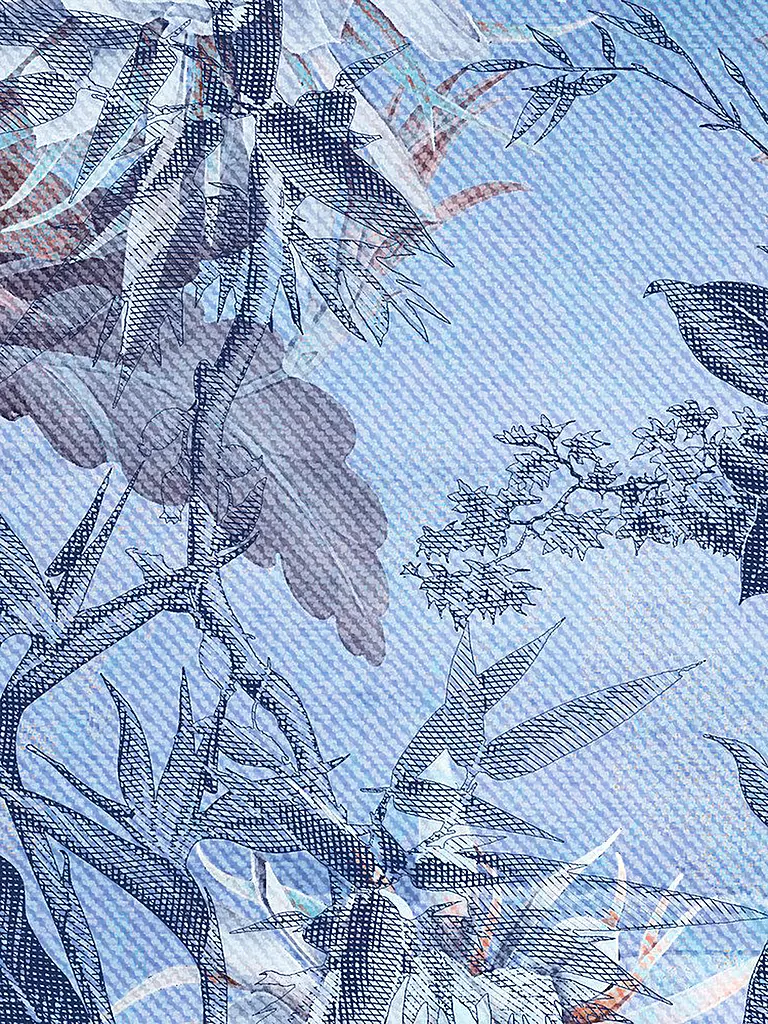 DESOTO | Jerseyhemd Slim Fit | Bleu clair