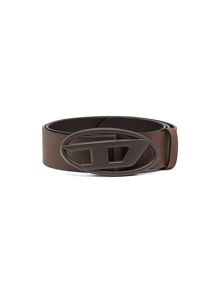 Diesel Ceinture en cuir marron 80