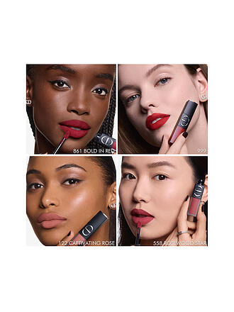 DIOR | Rouge Dior On Stage Ink Blur Matte Rouge à Lèvres Liquide Non Transfert (861 Bold in Red)