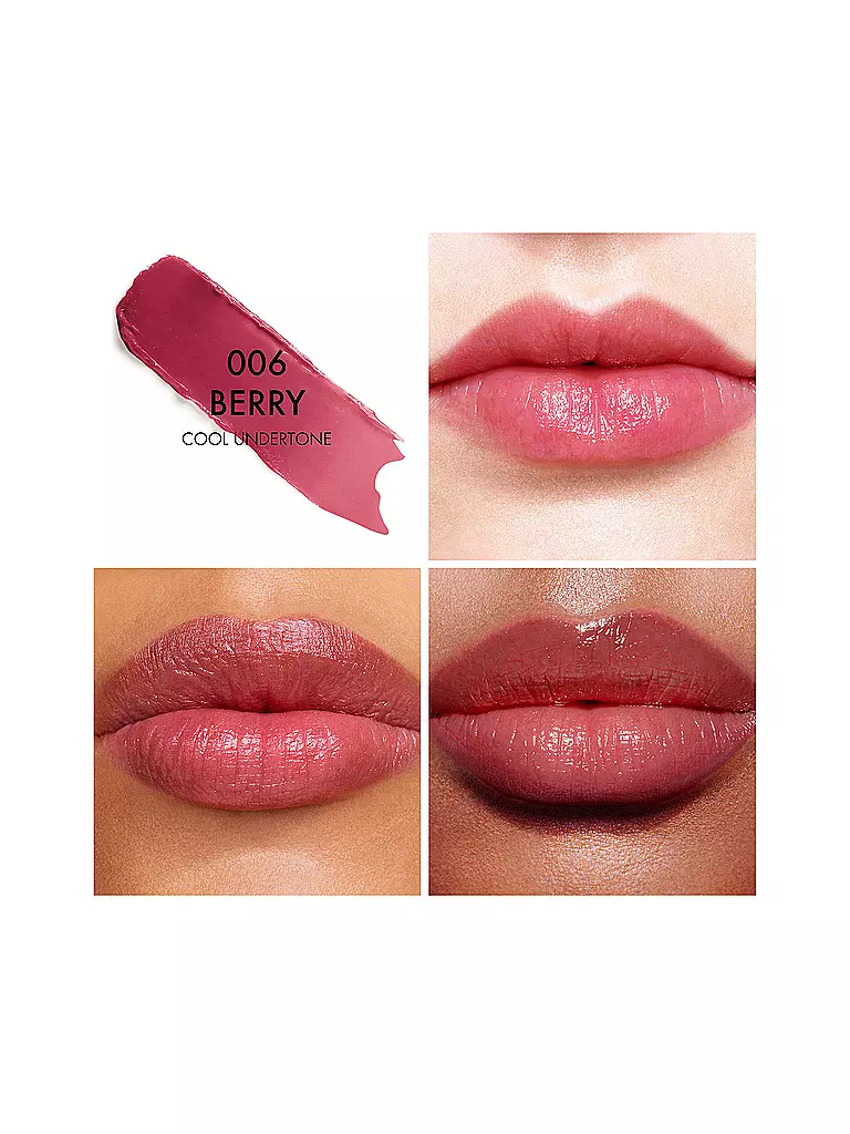 DIOR | Dior Addict Lip Glow baume à lèvres hydratant 48 h (006 Berry) | dunkelrot