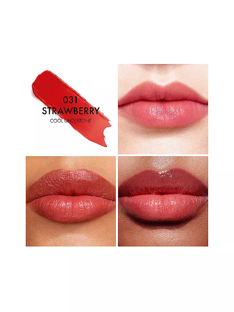DIOR | Dior Addict Lip Glow baume à lèvres hydratant 48 h (031 Strawberry) | rot
