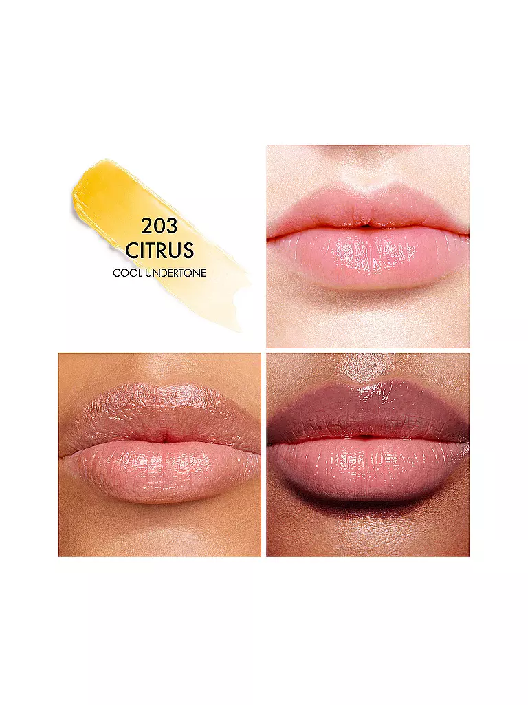 DIOR | Dior Addict Lip Glow Baume à lèvres hydratant 48 h (203 Citrus) | gelb