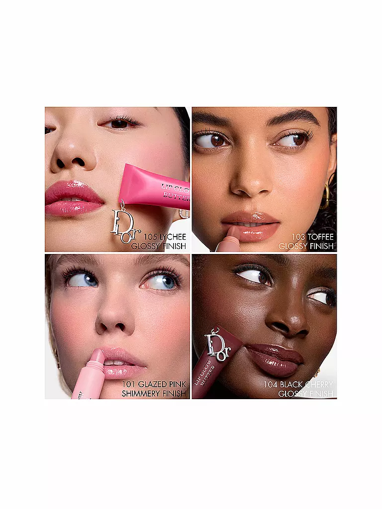 DIOR | Dior Addict Lip Glow Butter Soin Lèvres Haute Brillance (105 Lychee) | pink