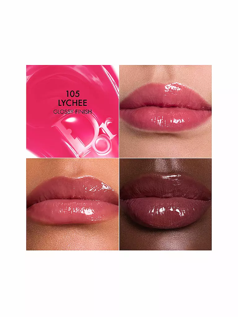 DIOR | Dior Addict Lip Glow Butter Soin Lèvres Haute Brillance (105 Lychee) | pink