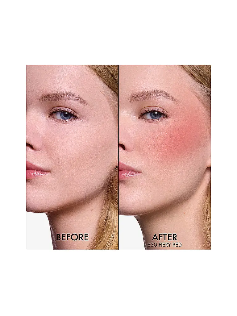 DIOR | Dior Backstage Rosy Glow Édition Limitée Blush à couleur activée par le pH - Longue tenue (830 Firery Red) | Rose