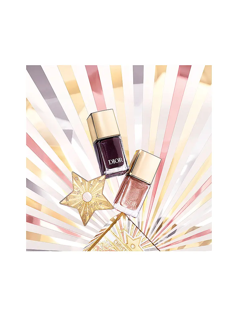 DIOR | Dior Vernis Édition Limitée Vernis à Ongles et Top Coat Pailleté (124 Gold Circus) | 