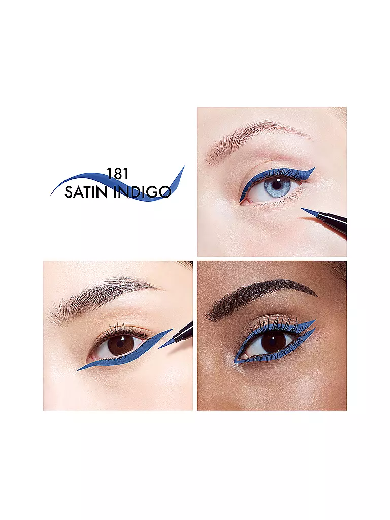 DIOR | Diorshow Liquid Liner Eyeliner feutre ultra-précis (181 Satin Indigo) | blau