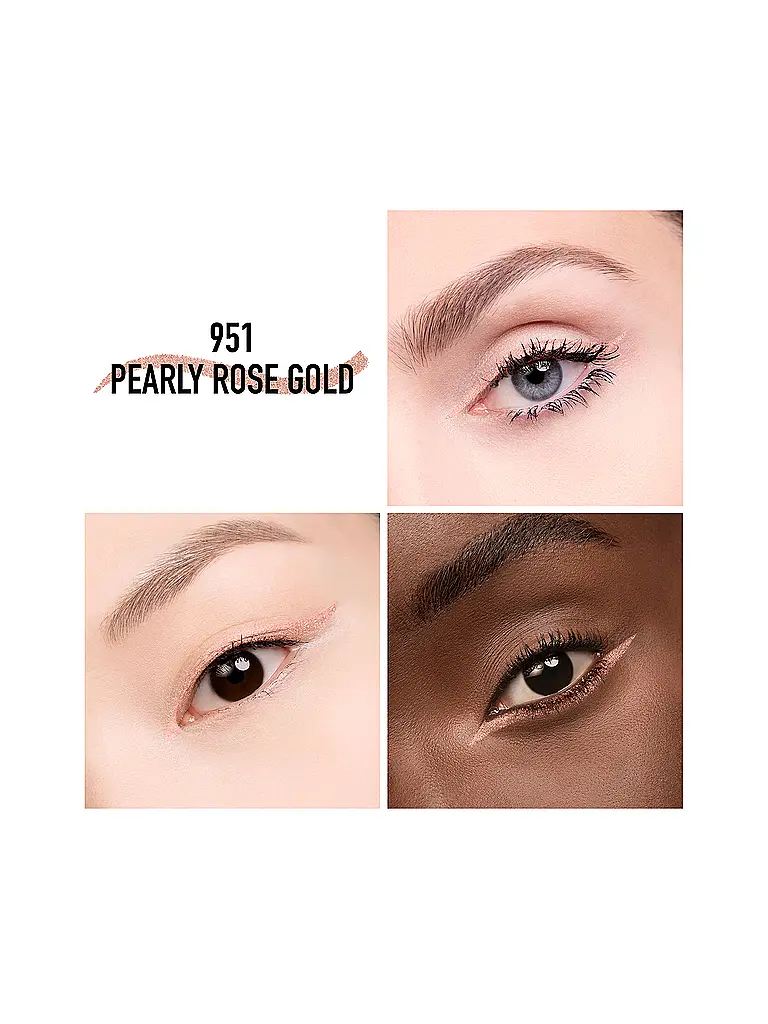 DIOR | Diorshow Stylo Eyeliner Waterproof Tenue 24H - Couleur Intense (951 Pearly Rosegold) | Rose