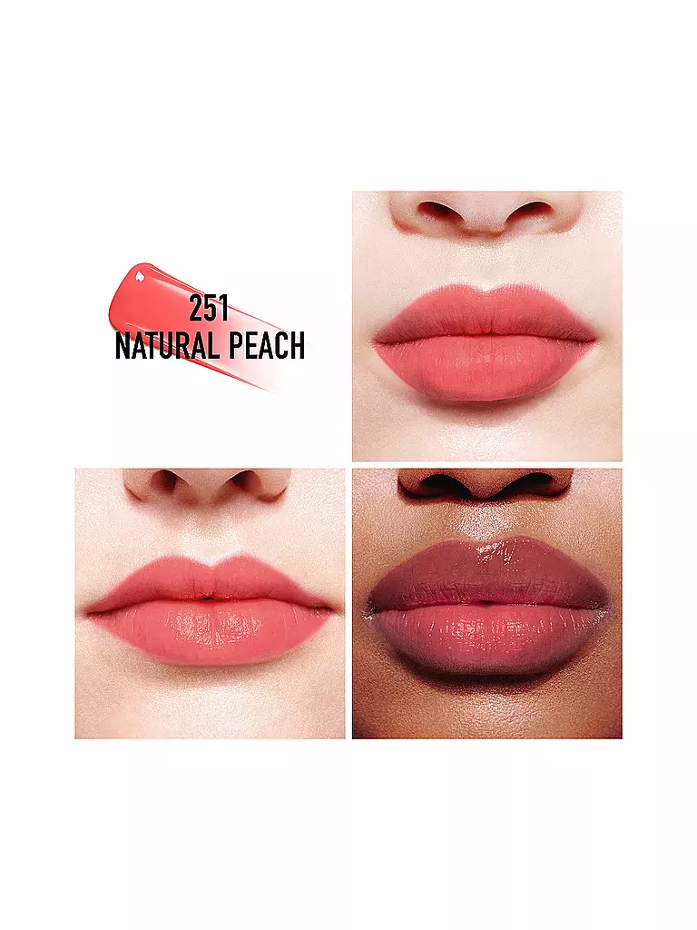 DIOR | Lipgloss - Dior Addict Lip Tint (251 Natural Peach) | koralle