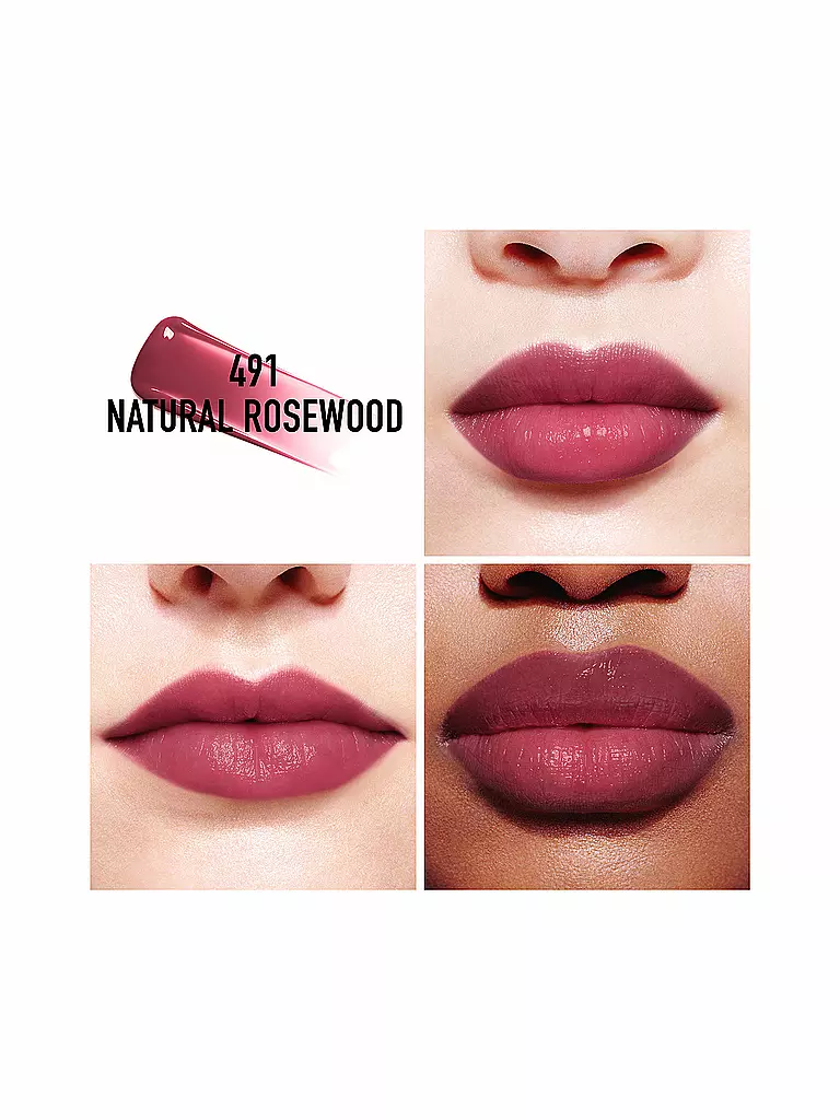 DIOR | Lipgloss - Dior Addict Lip Tint (491 Natural Rosewood) | beere