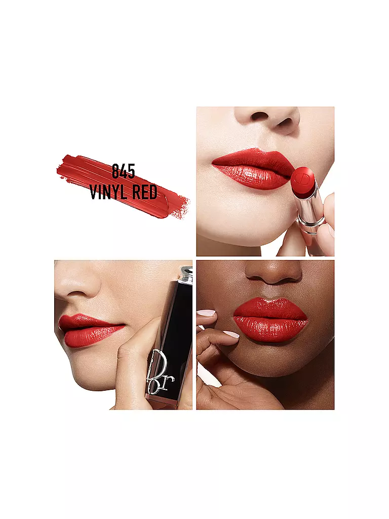 DIOR | Rouge à lèvres - Dior Addict (845 Vinyl Red) | dunkelrot