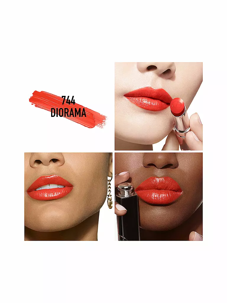DIOR | Rouge à lèvres - Dior Addict - Rechargeable (744 Diorama) | orange