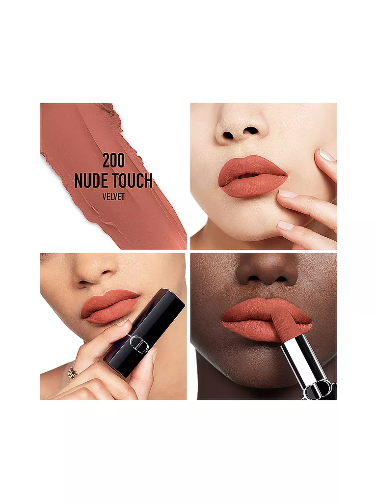 DIOR | Rouge à lèvres - Recharge Rouge Dior (200 Nude Touch Velvet Finish) | camel