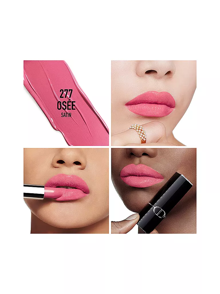 DIOR | Rouge à lèvres - Recharge Rouge Dior (277 Osée Fini Satiné) | rosa
