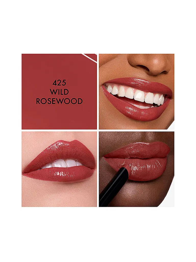 DIOR | Rouge Dior On Stage - Rouge à lèvres longue tenue et non desséchant au fini brillant (425 Wild Rosewood) | 