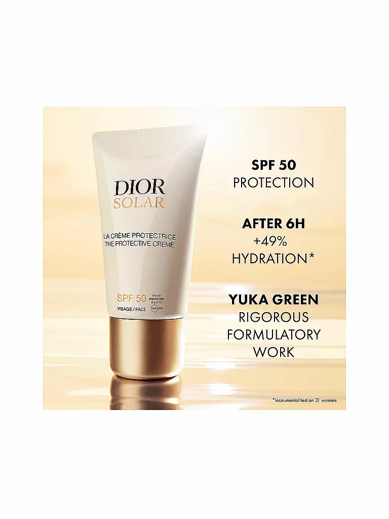 DIOR | Soin solaire - Dior Solar La Crème Protectrice Visage SPF 50 50ml | Aucune couleur
