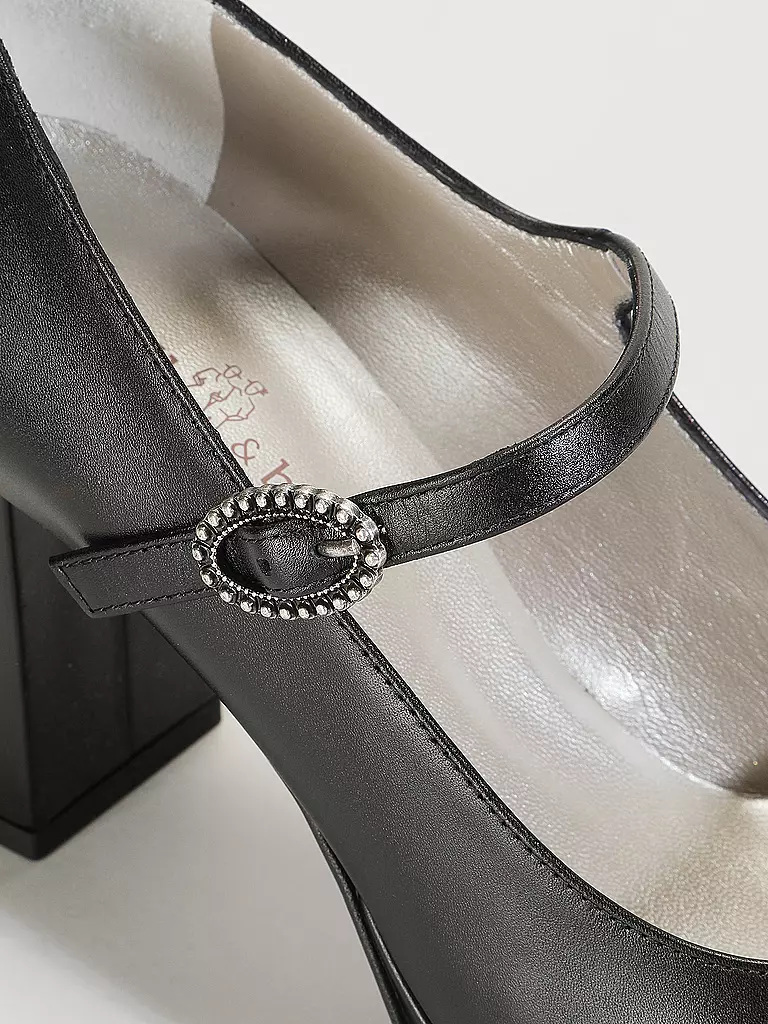 DIRNDL & BUA | Trachtenpumps | Noir