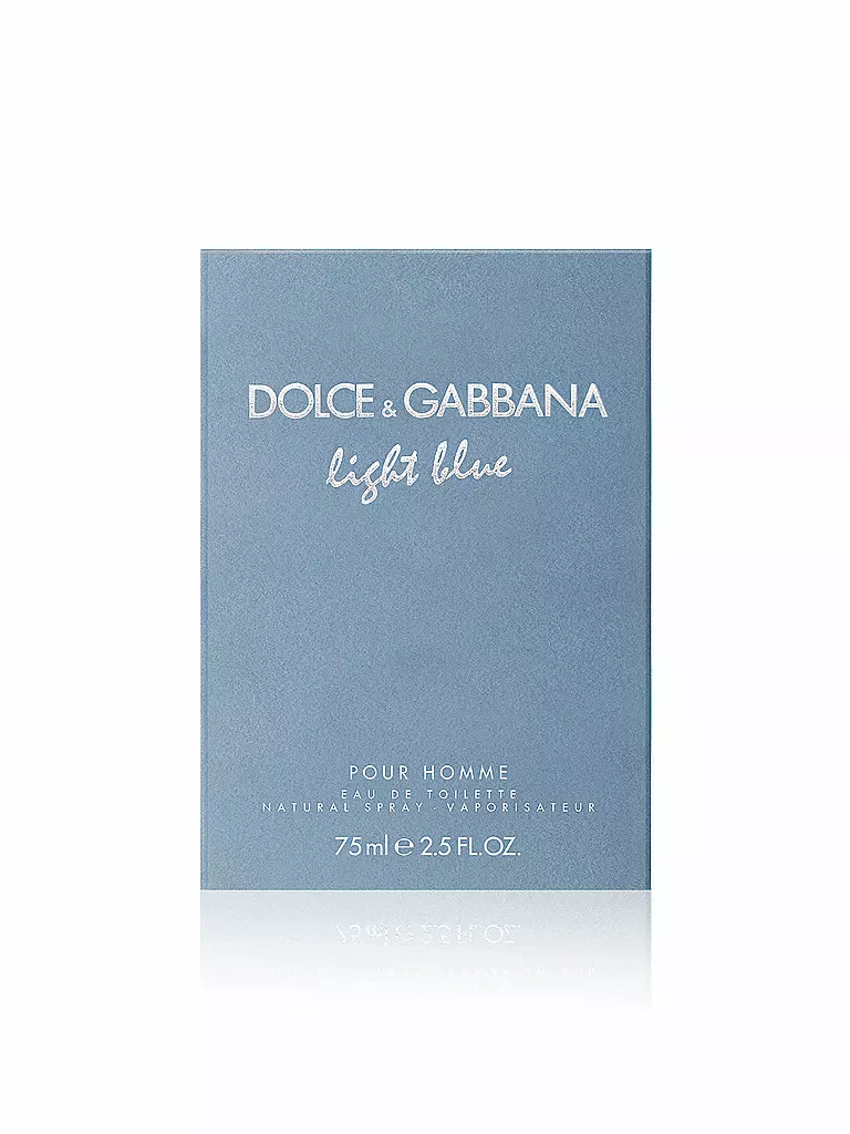 DOLCE&GABBANA | Light Blue Pour Homme Eau de Toilette 75ml | Aucune couleur