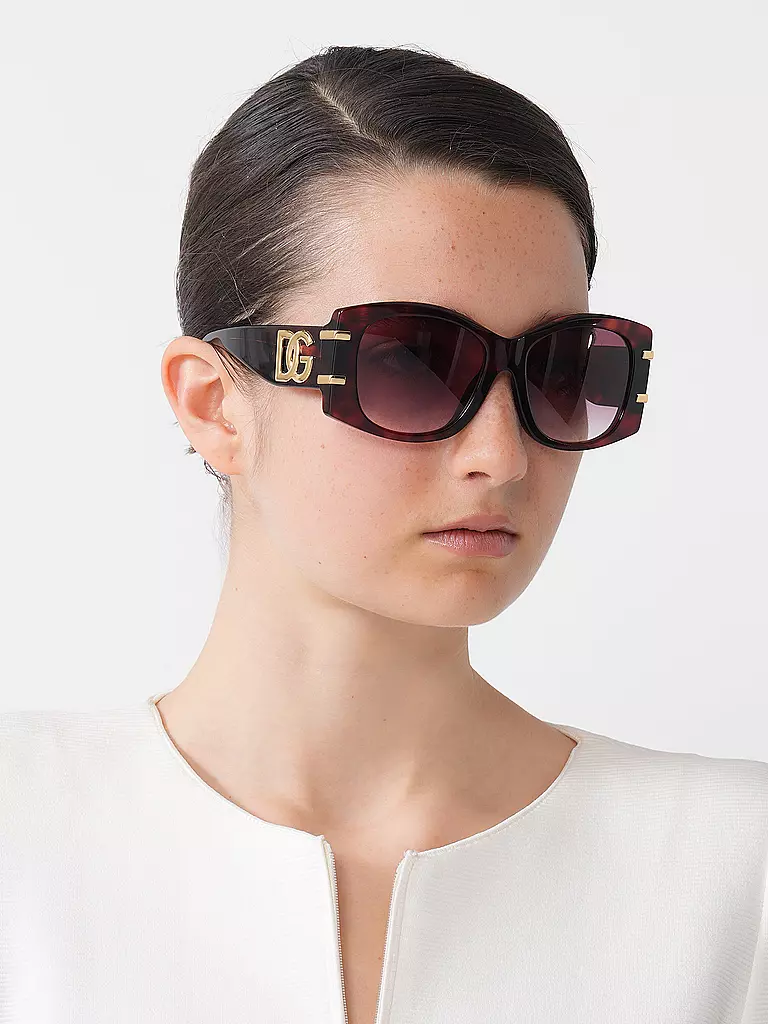 DOLCE&GABBANA | Lunettes de soleil 0DG4501/54 | Rouge foncé