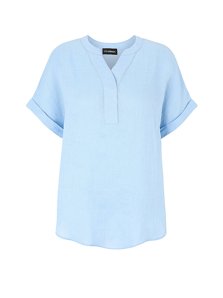 Blouse en lin bleu clair 44