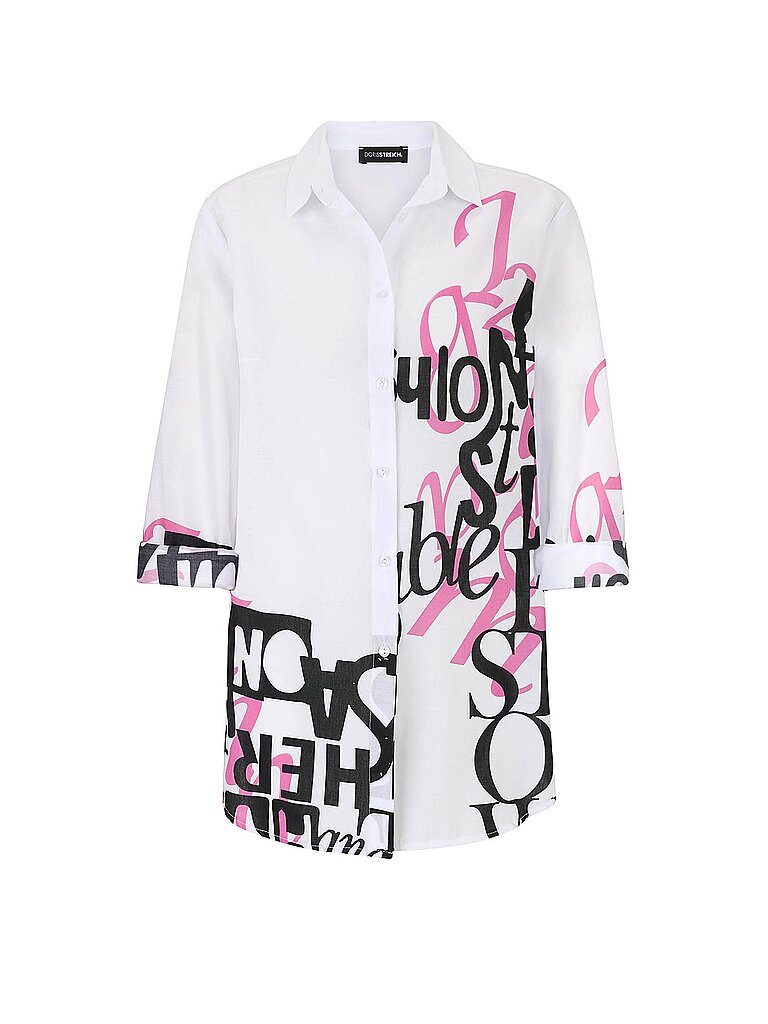 Doris Streich Bluse blanc 38