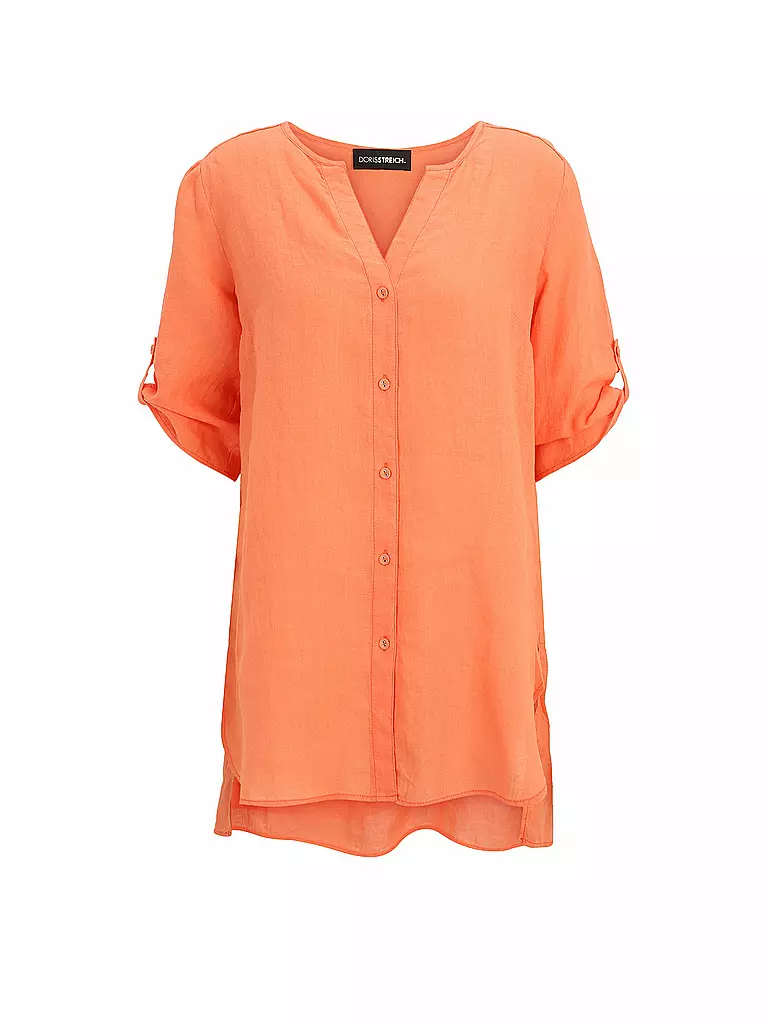DORIS STREICH | Blouse en lin | orange