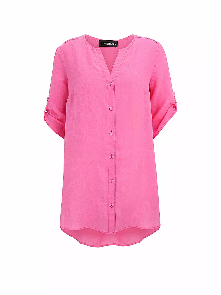 DORIS STREICH | Blouse en lin | rosa