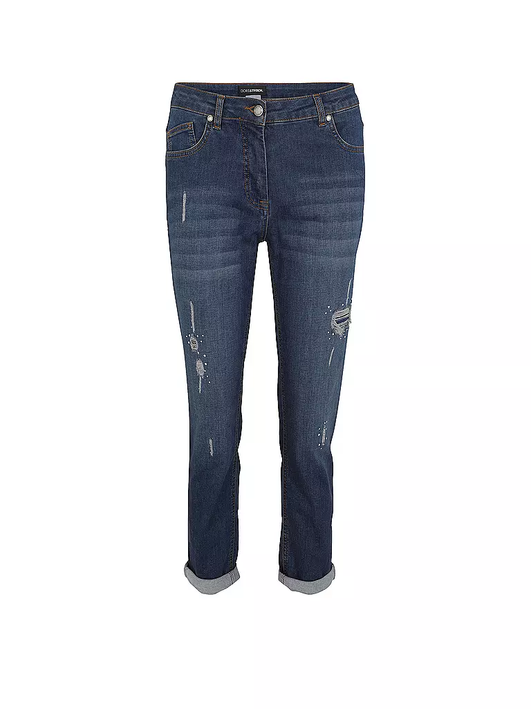 DORIS STREICH | Jeans coupe droite | blau