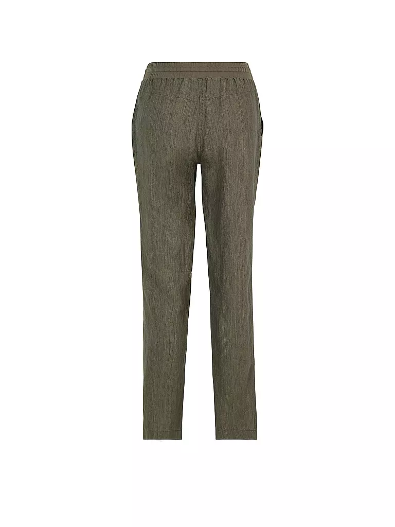 DORIS STREICH | Leinenhose | Olive