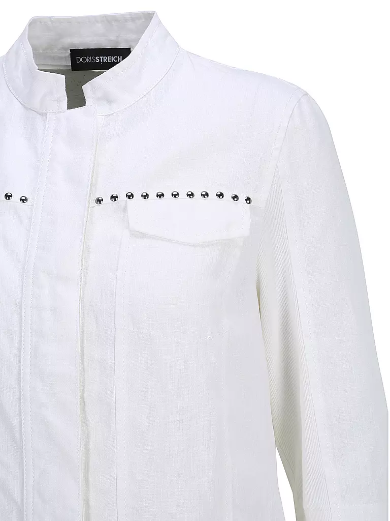 DORIS STREICH | Leinenjäckchen | Blanc
