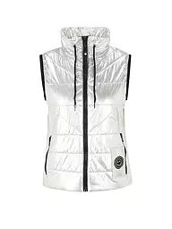 DORIS STREICH | Steppgilet | Argent