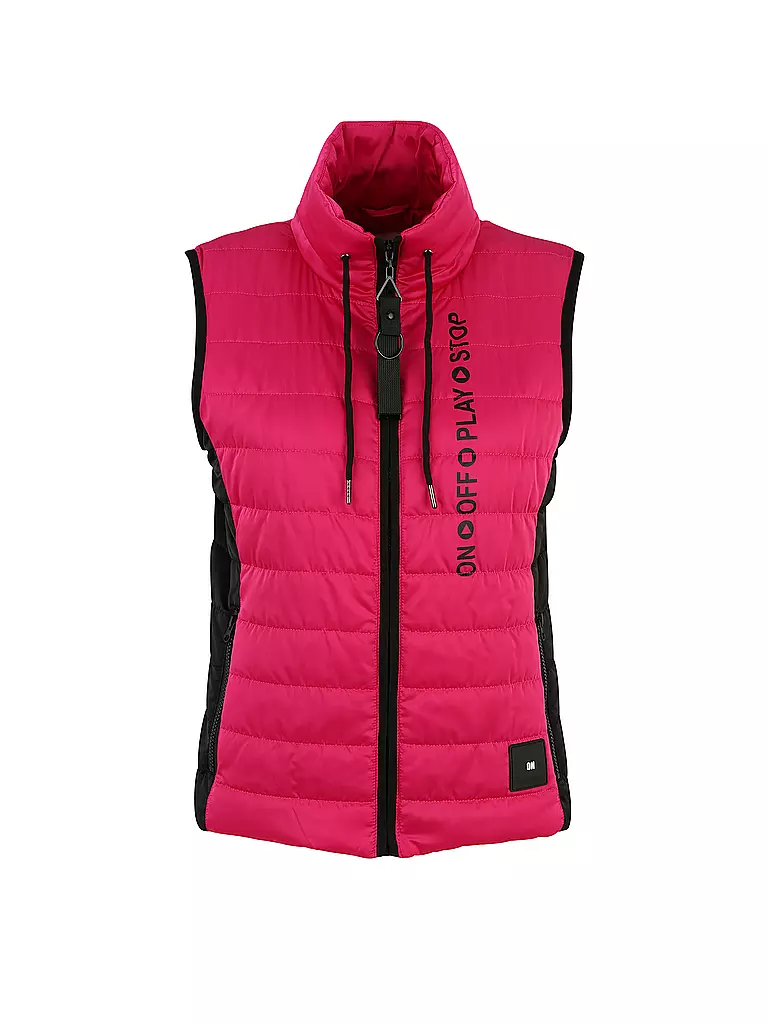 DORIS STREICH | Steppgilet | Rose vif
