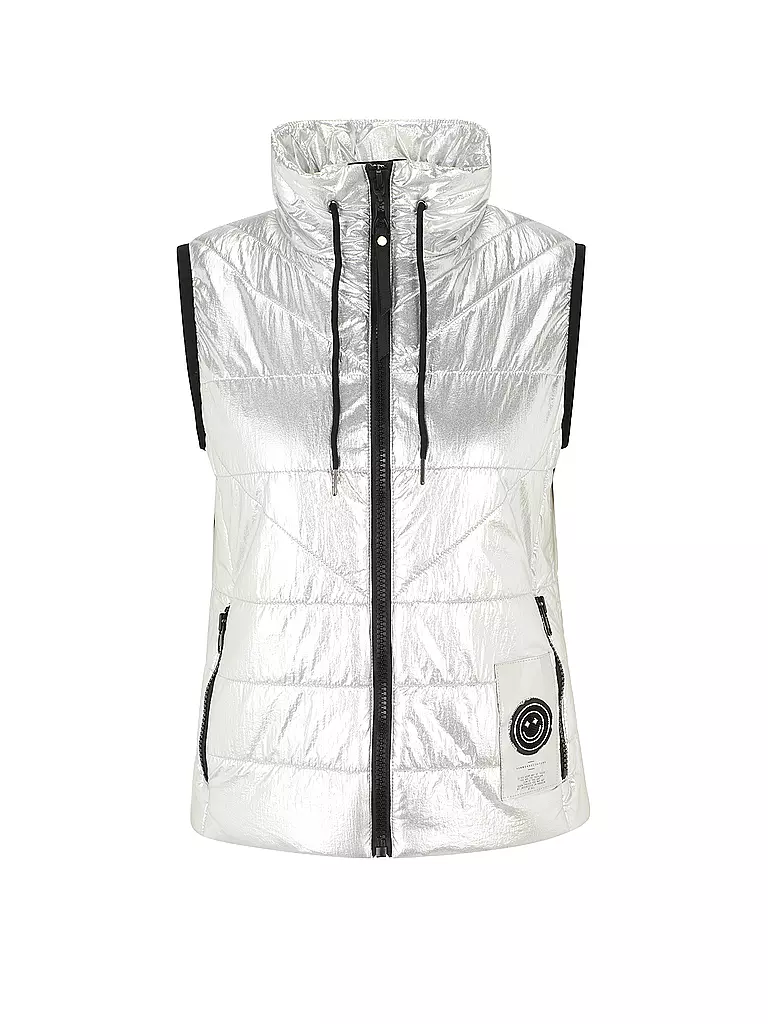 DORIS STREICH | Steppgilet | Argent