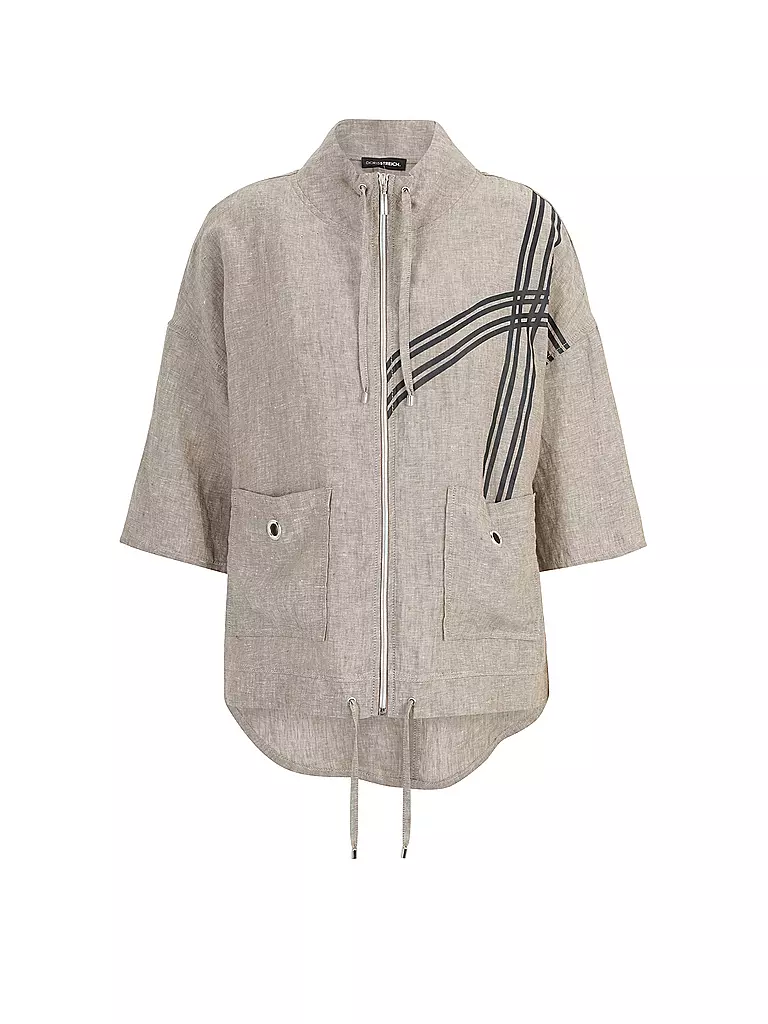 DORIS STREICH | Veste en lin | Beige