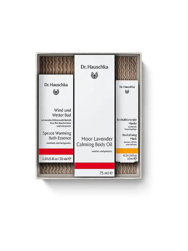 DR. HAUSCHKA | Coffret cadeau - Relaxed Soul Set 75ml / 30ml / 10ml | Aucune couleur