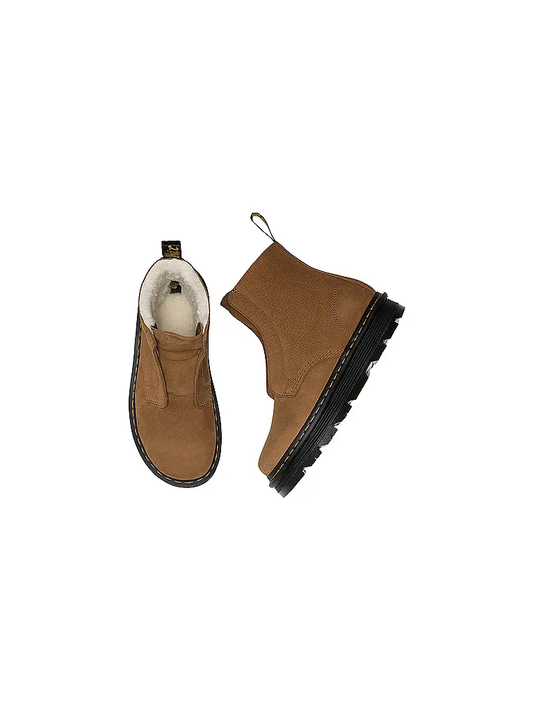 DR. MARTENS | Boots de neige ZEBZAG LACELESS | Camel